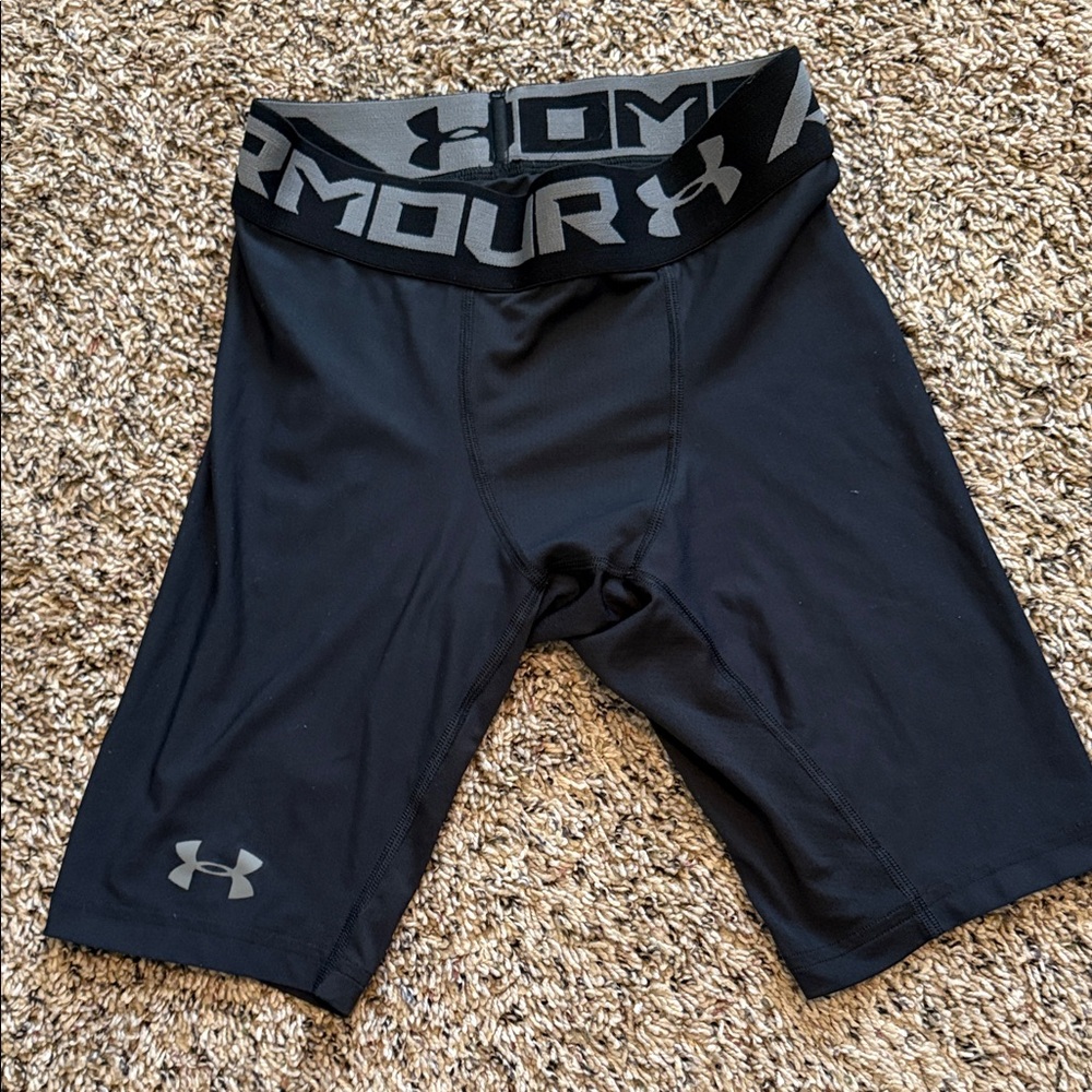 Under Armour Black and Gray Athletic Shorts